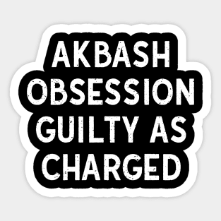 Akbash Obsession Guilty as Charged Sticker